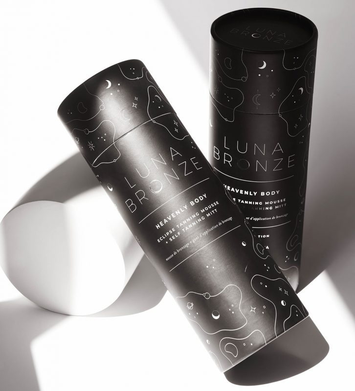 Luna Bronze packaging design by Bandit Design Group. 