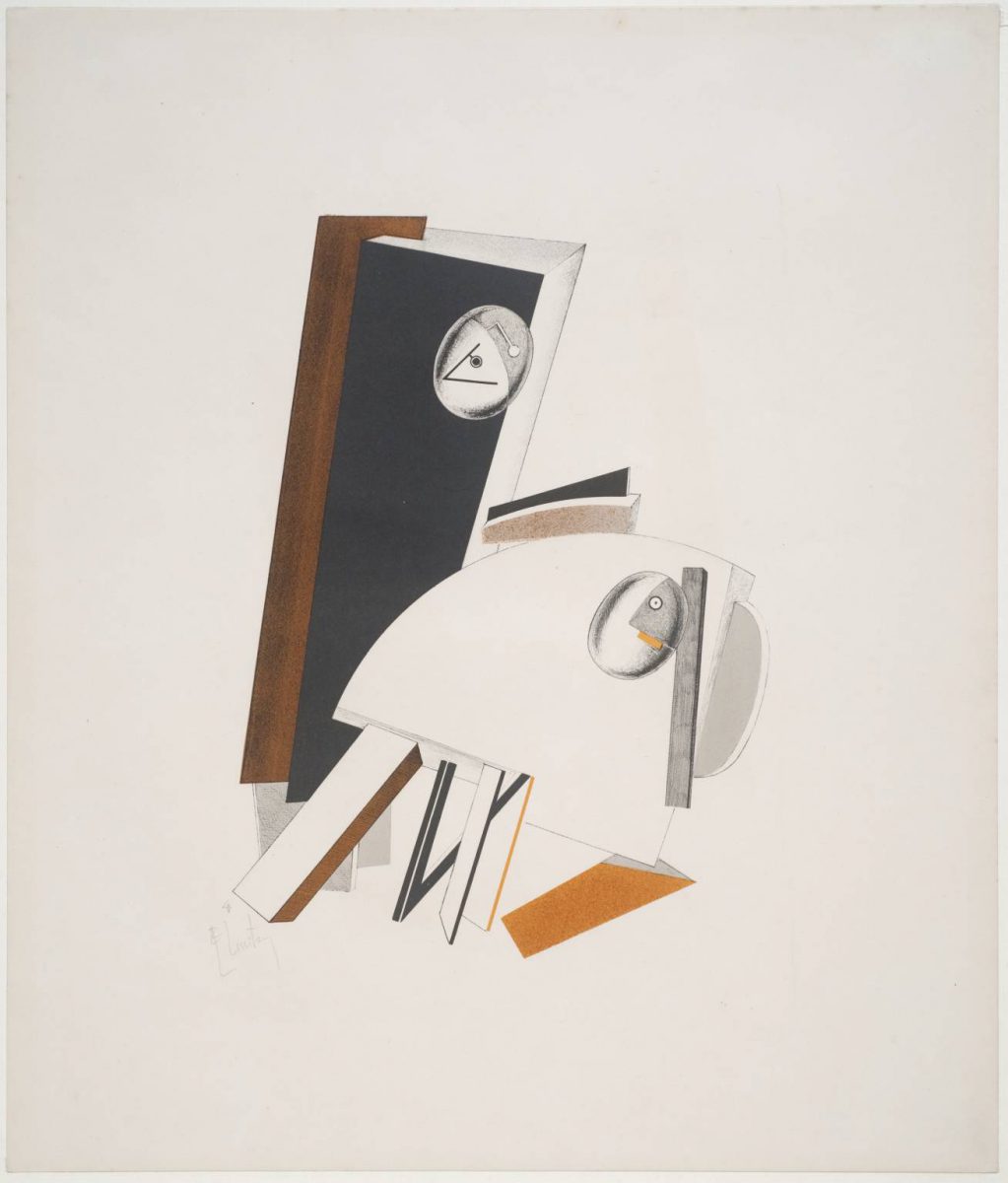 Anxious People 1923 by El Lissitzky 1890-1941