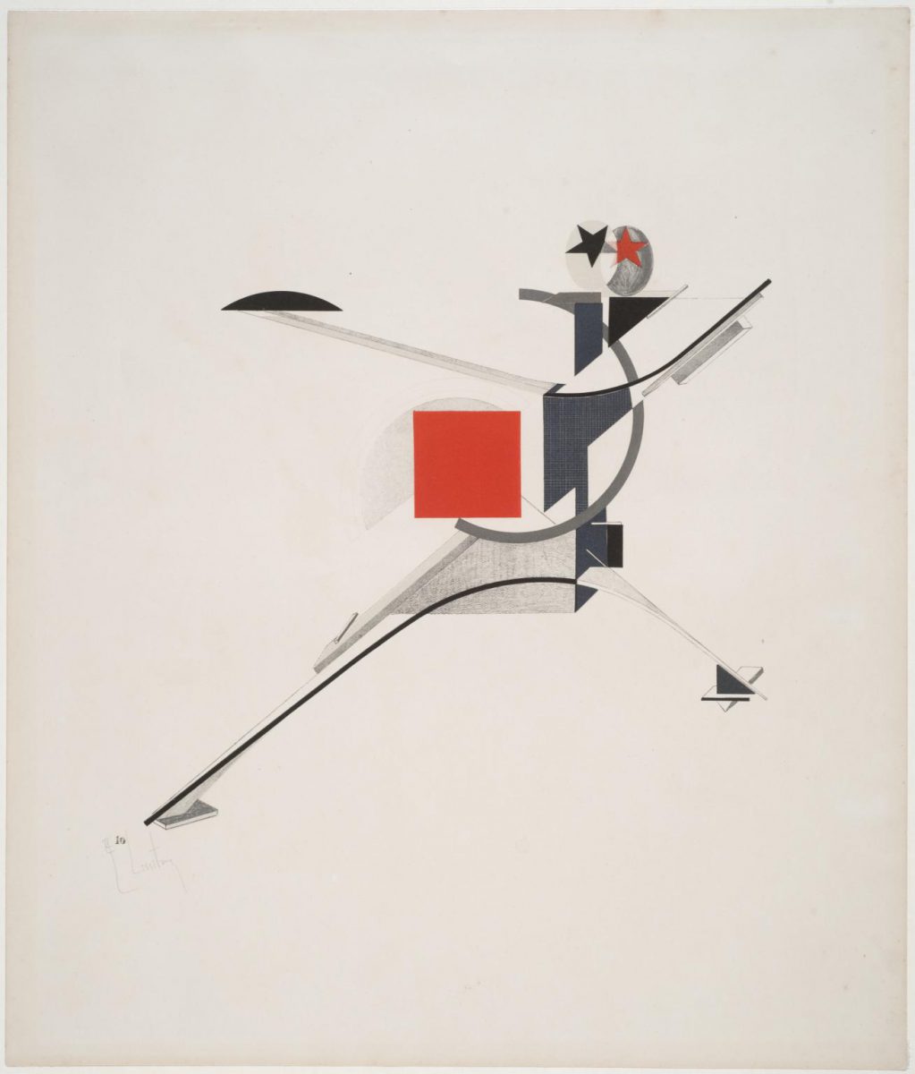 New Man 1923 by El Lissitzky 1890-1941