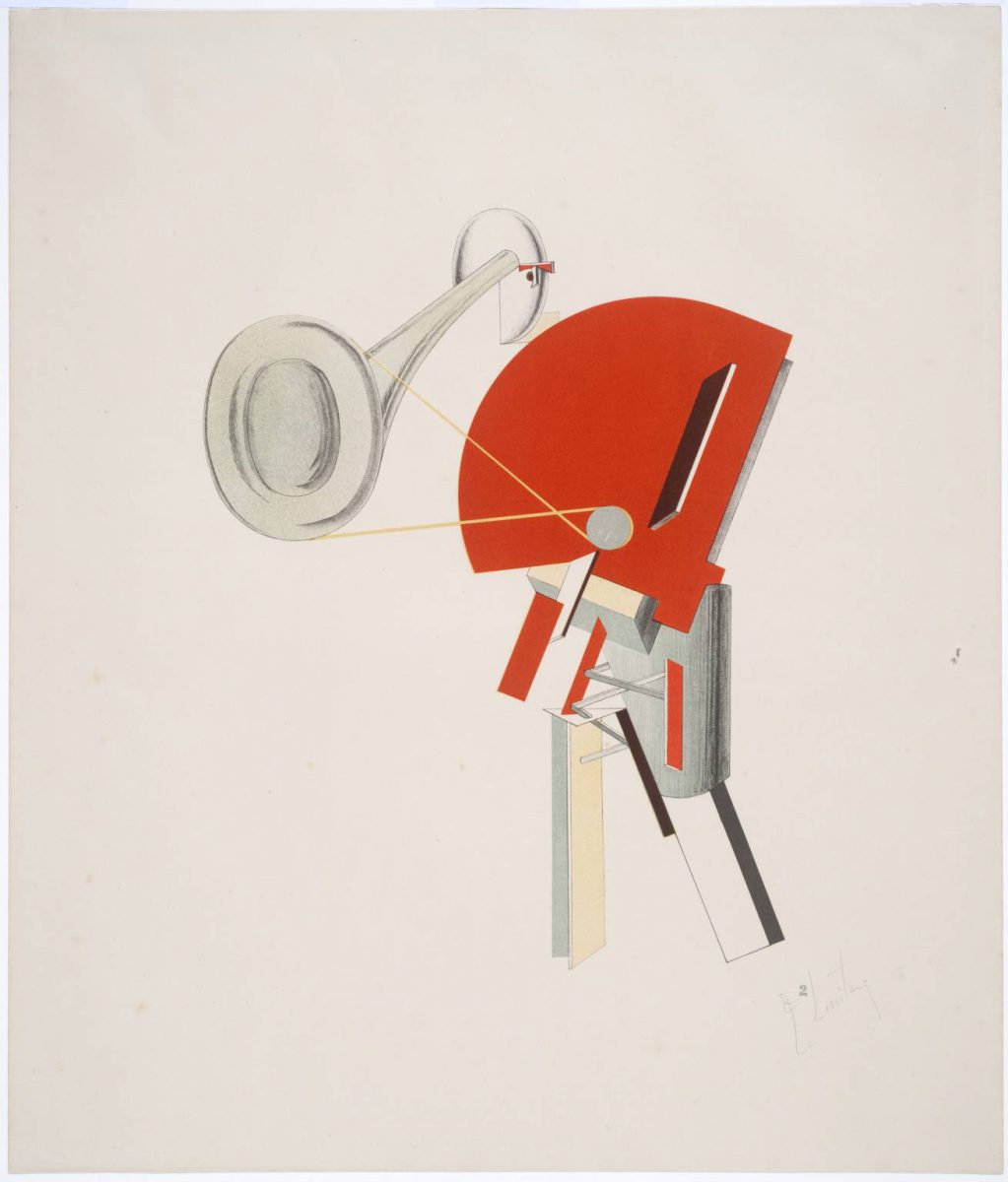 The Announcer 1923 by El Lissitzky 1890-1941