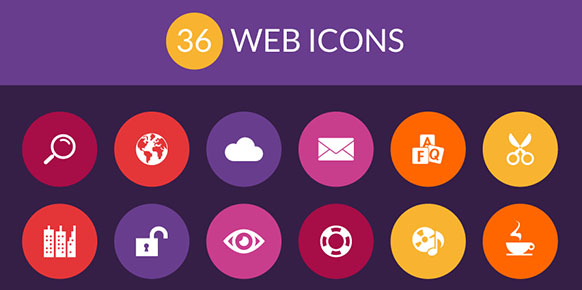 Thumbnail for: 36 Web Icons—Freebie!