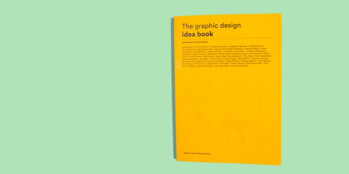 Thumbnail for: Shillington Book Club: The Graphic Design Idea Book by Steven Heller & Gail Anderson