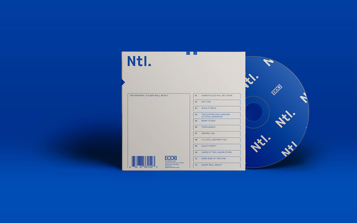 The National Album Cover Design by Pentagram