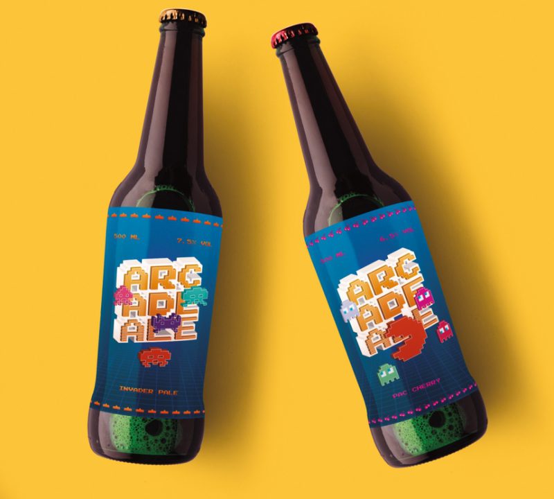 Example of packaging design for IPA beer