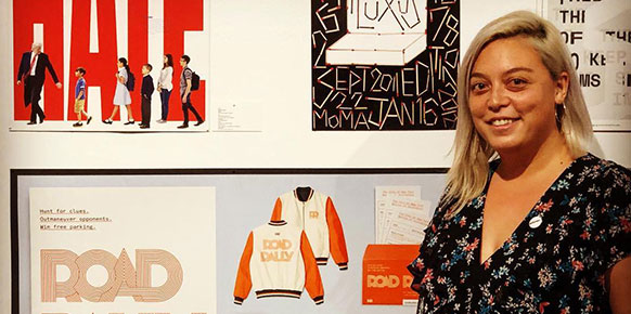 Thumbnail for: Shillington Graduate Megan Dweck Wins Type Directors Club 2018 Certificate of Typographic Excellence