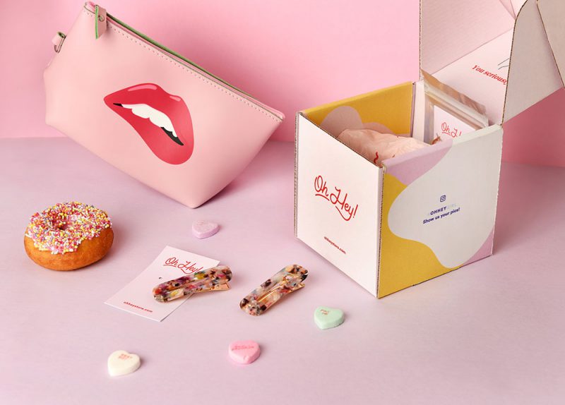 Packaging design for Oh Hey Store by Bandit Design Group. 
