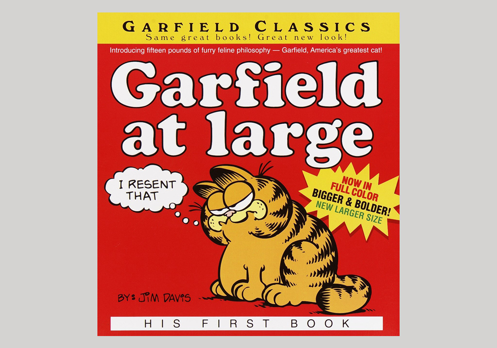 Garfield at Large Book Cover (USA, 1970)