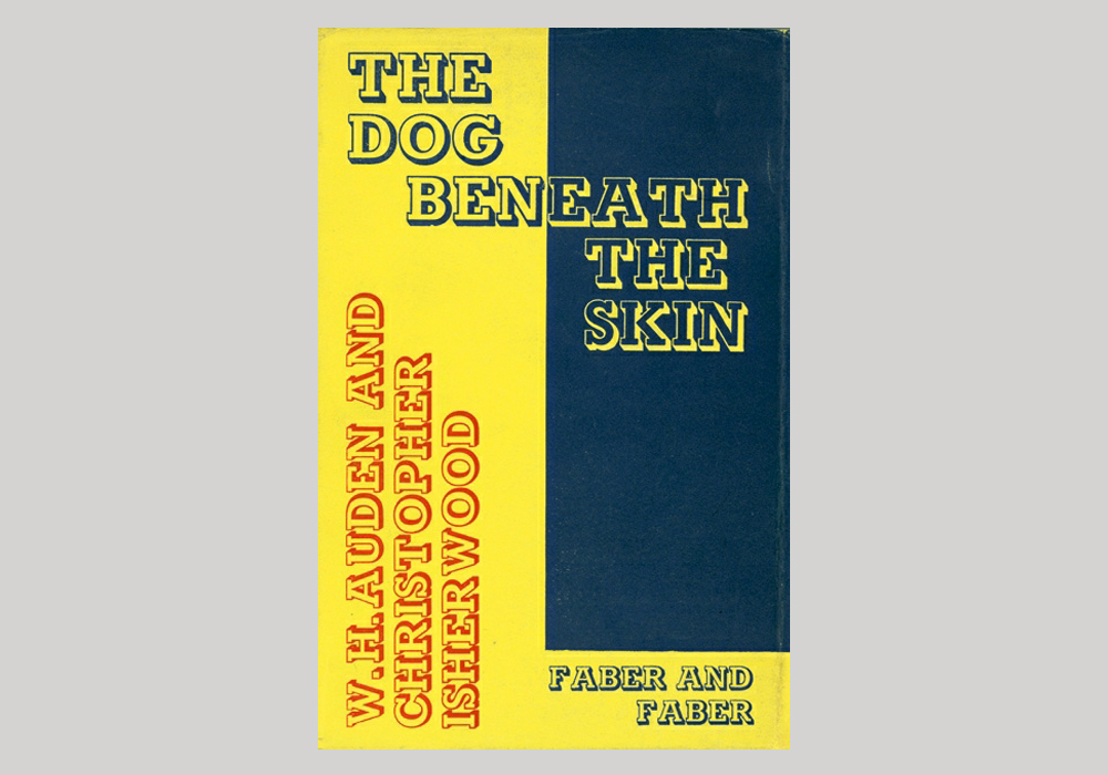 The Dog Beneath the Skin by W.H. Auden and Christopher Isherwood book cover (UK, 1935)