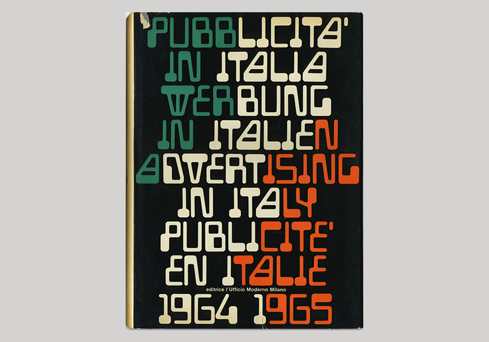 Pubblicità in Italia, 1964-1965 book cover (Italy, 1965)