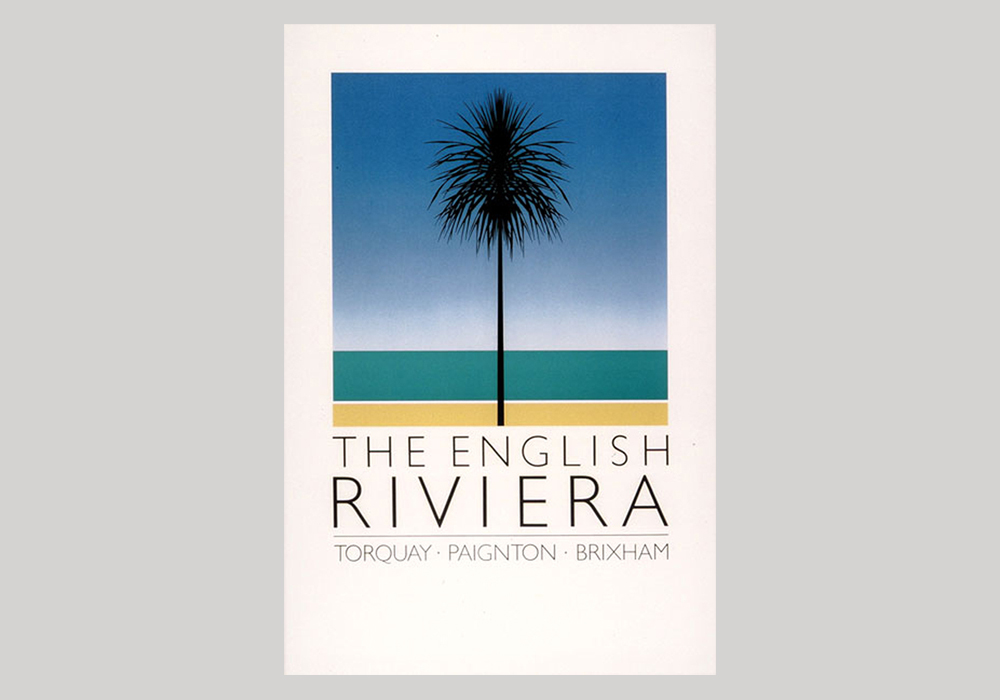 English Riviera tourism poster (UK, 1982)