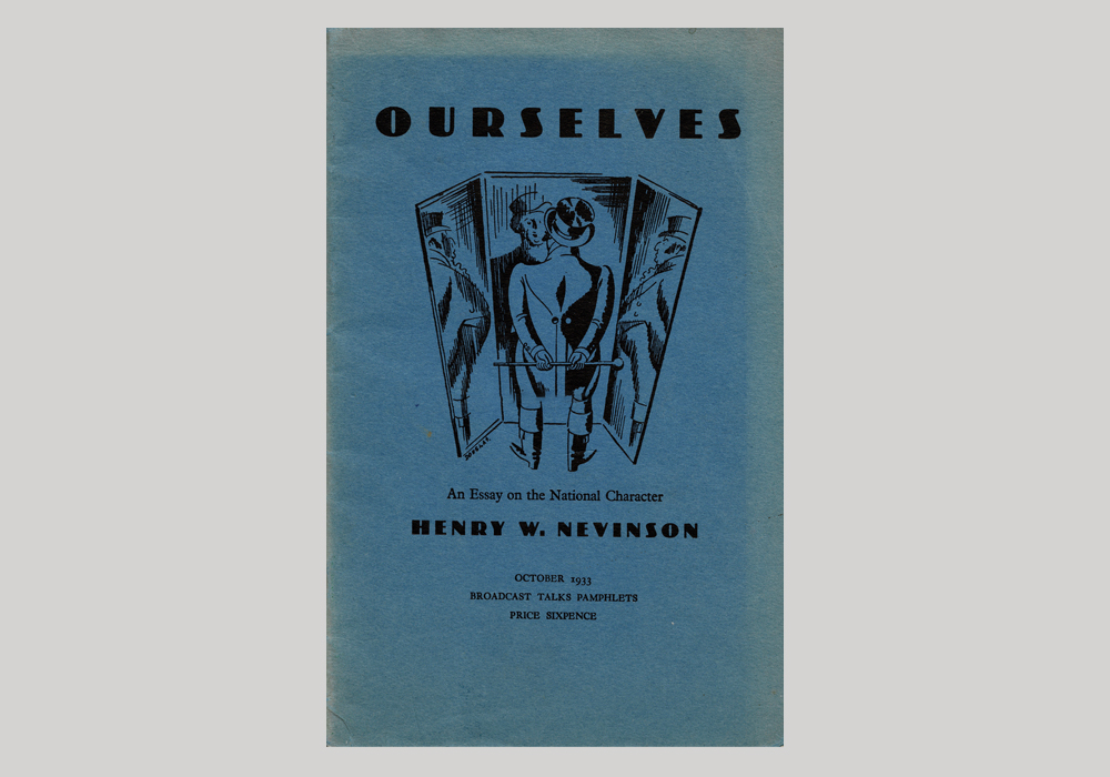 Ourselves by Henry W. Nevinson book cover (UK, 1933)