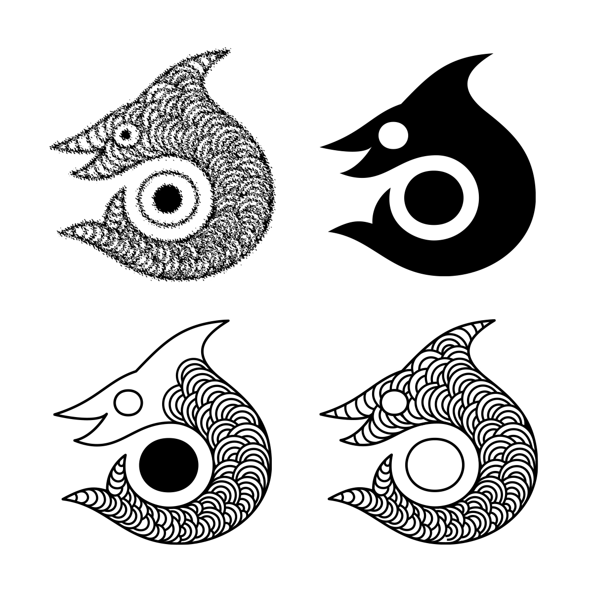 Logo concept sketches