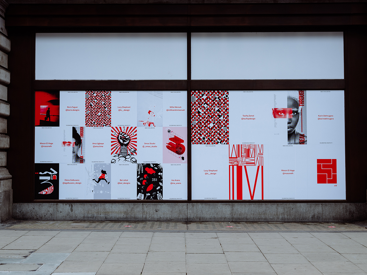 London graduates' work on the new H&M store